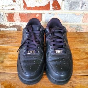 Nike Air Force 1 '07 Low Black/Black Men's Sneakers (315122-001) Size 7.5